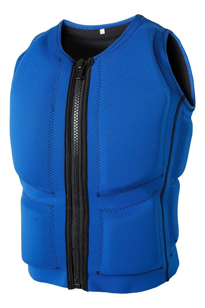 men's And Women's Neoprene Life Jacket Buoyancy Blue