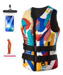 adult Life Jacket Neoprene Buoyancy Vest Anti-collision