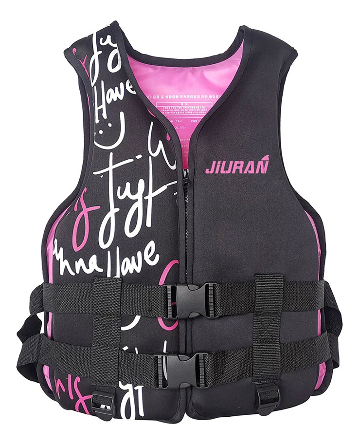 adult Life Jacket Outdoor Swimming Rafting Ski Neoprene