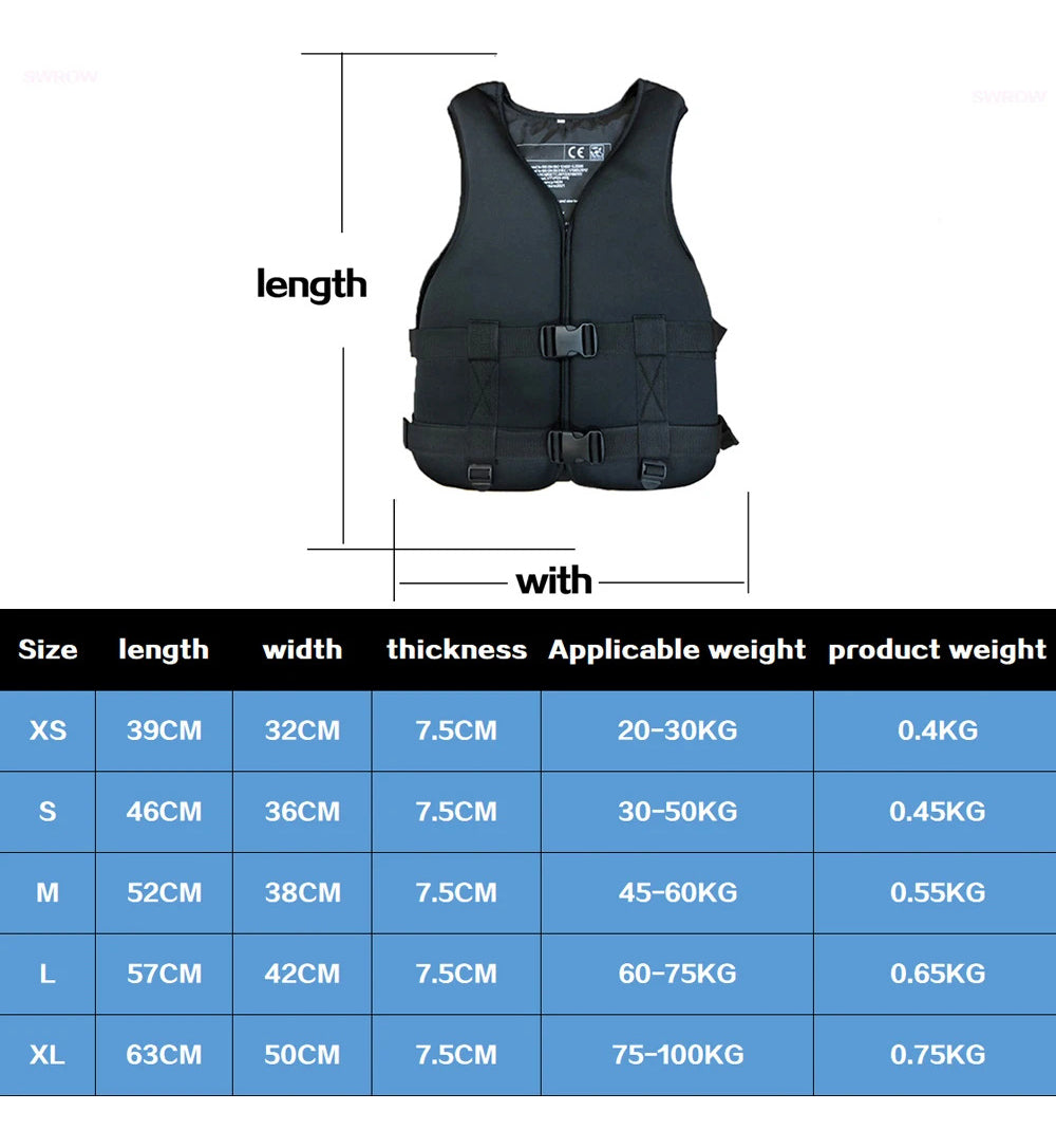 adult And Children Life Jacket Portable Buoyancy Suit