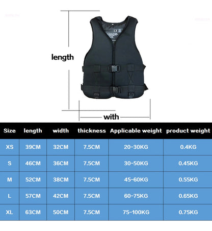 adult And Children Life Jacket Portable Buoyancy Suit