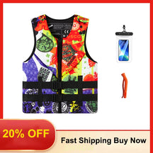 adult Neoprene Life Jacket, Super Buoyant For Water Use