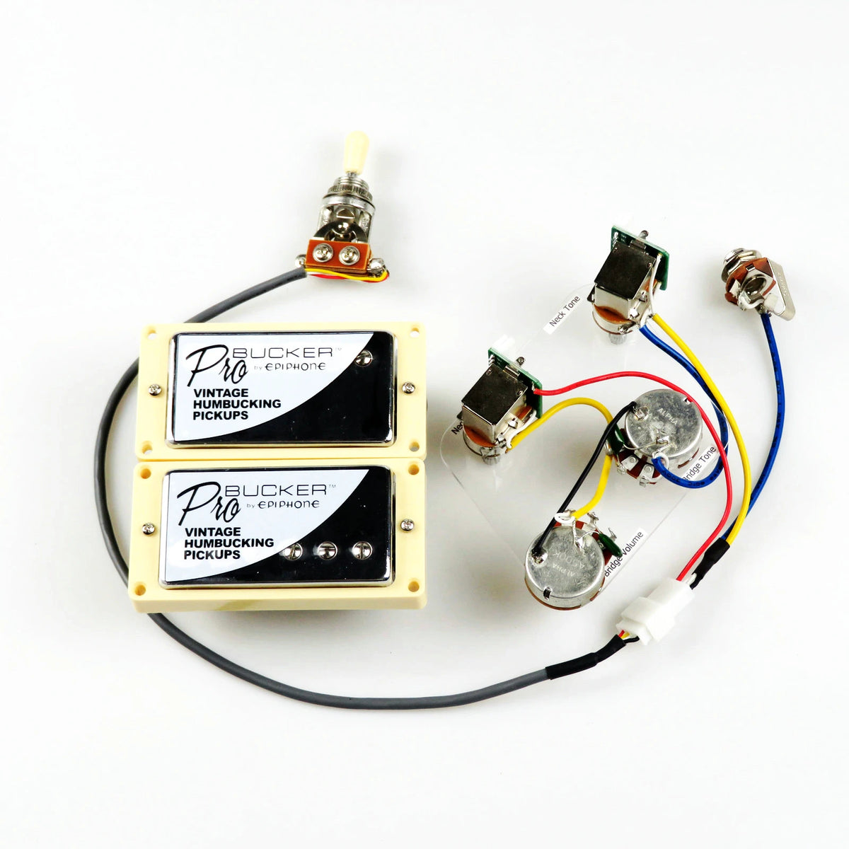 Standard PRO Bucker Alnico 5 Humbucker Pickup Electric Guitar Pickups With Wiring Harness Set