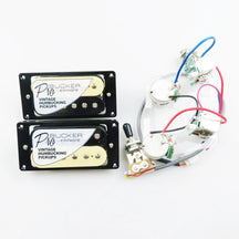 Standard PRO Bucker Alnico 5 Humbucker Pickup Electric Guitar Pickups With Wiring Harness Set