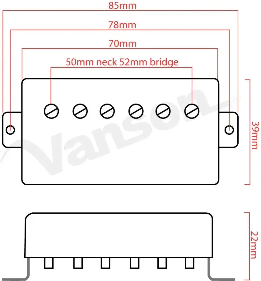 Beyond Music Shop Store  Hot Sale Humbucker Ceramic Electric Guitar Pickups with Wiring Harness