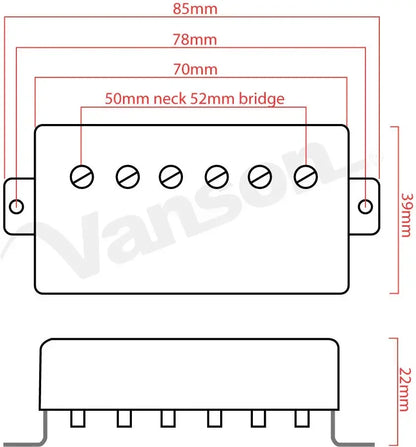 Beyond Music Shop Store  Hot Sale Humbucker Ceramic Electric Guitar Pickups with Wiring Harness