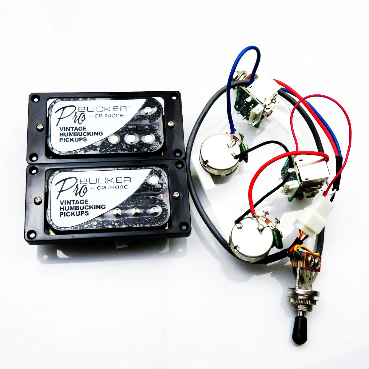 Standard PRO Bucker Alnico 5 Humbucker Pickup Electric Guitar Pickups With Wiring Harness Set