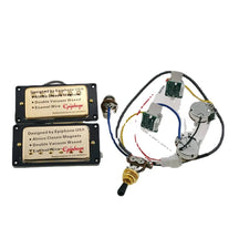 LP Standard Humbucker Pickups 4C with Push Pull Wiring Harness for Gift, Guitar Pickups