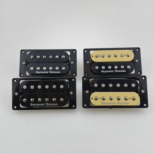KR-Seymour Duncan SH1n SH-4 Humbucker Pickups 4C Electric Guitar Pickups zebra / Black set
