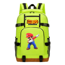 Super Mario Printed Teenage Student Backpack Leisure Travel Backpack
