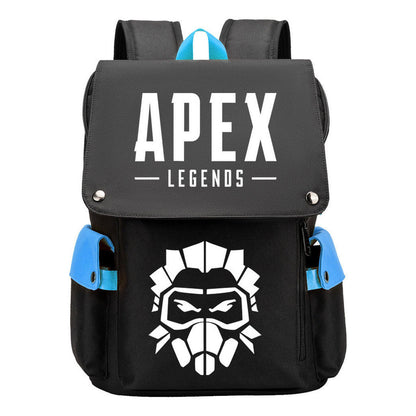 Apex Hero Print Usb Charging Head Youth School Bag Casual Backpack