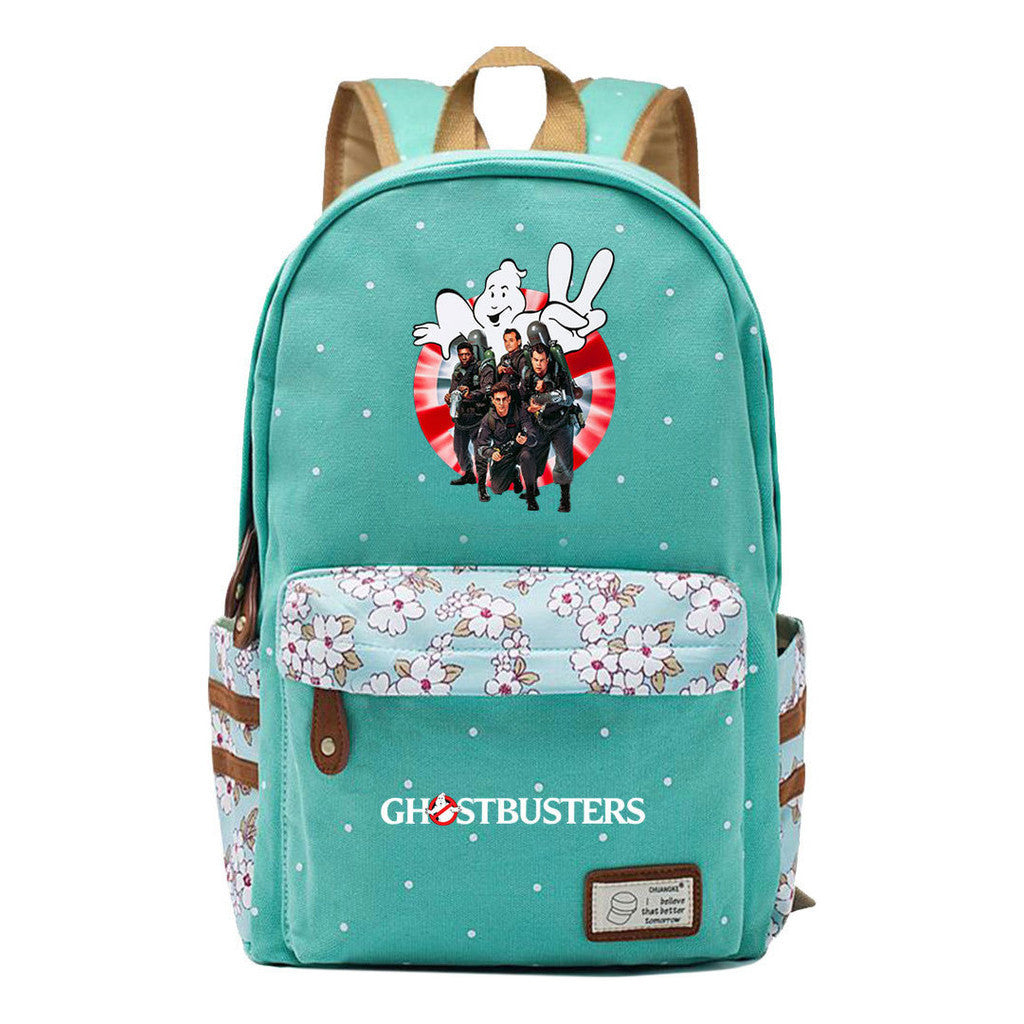 Devil Print Girl Backpack, Fashionable And Casual Backpack