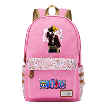Anime Pirate Wang Lufei Printed Student School Bag Fragmented Flower Leisure Backpack