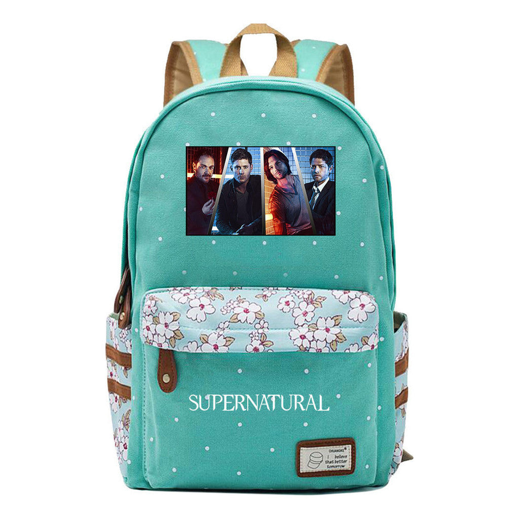 Evil Power Printed Student School Bag Fashion Casual Backpack