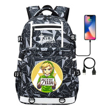 Legend Of Zelda Printed Usb Youth Student Backpack Men's And Women's Backpack Leisure Travel Bag