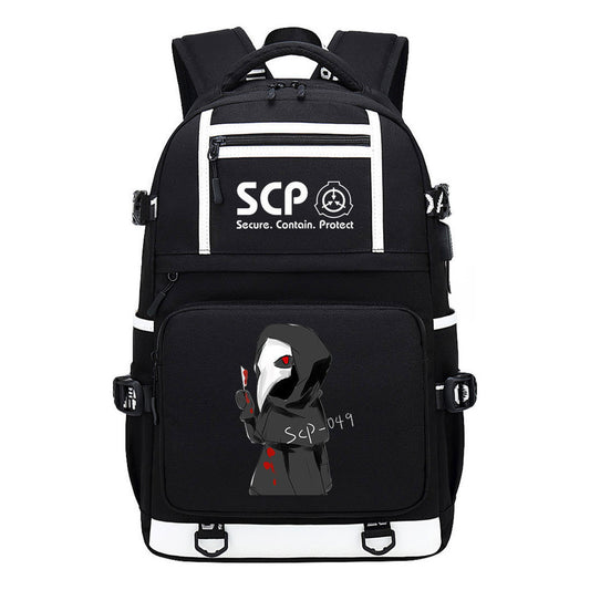 Printed Usb Youth Backpack For Men And Women's Leisure Travel Backpack