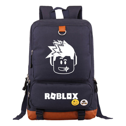 Game Roblox Printed Teenage Student Backpack, Travel Bag, Men's And Women's Backpack