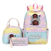 Teenage Student Girl Backpack Lunch Bag Three Piece Set Backpack Set
