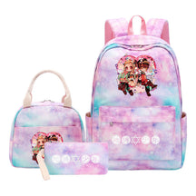 Teenage Student Girl Backpack Lunch Bag Three Piece Set Backpack Set