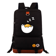 Cartoon Anime Lazy Egg Youth Student Backpack With Large Capacity Travel Bag For Boys And Girls Backpack