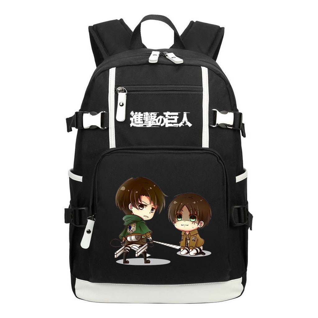 Giant Soldier Captain Alan Of Anime Attack Student Backpacks, Men's And Women's Backpacks, Leisure Travel Backpacks, Backpacks