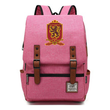 School Of Witchcraft And Wizardry Printed Youth Student Backpack For Men And Women, Casual Belt Buckle, Classic Backpack