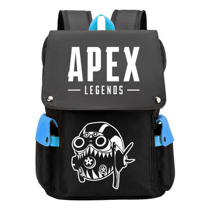 Apex Hero Print Usb Charging Head Youth School Bag Casual Backpack