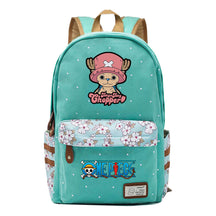 Anime Pirate King Lufei Printed Student School Bag Fragmented Flower Leisure Backpack