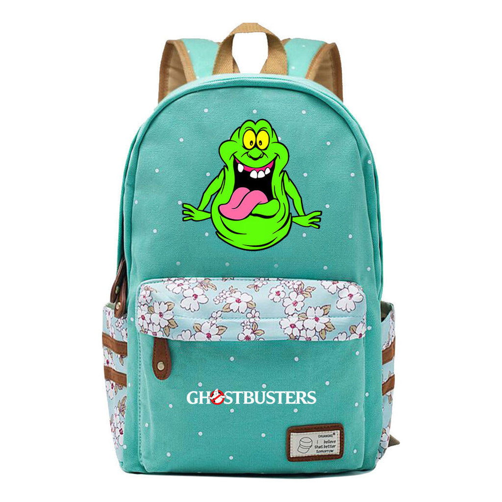 Devil Print Student Backpack, Fashionable And Casual Backpack