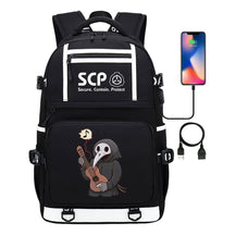 Printed Usb Youth Backpack For Men And Women's Leisure Travel Backpack