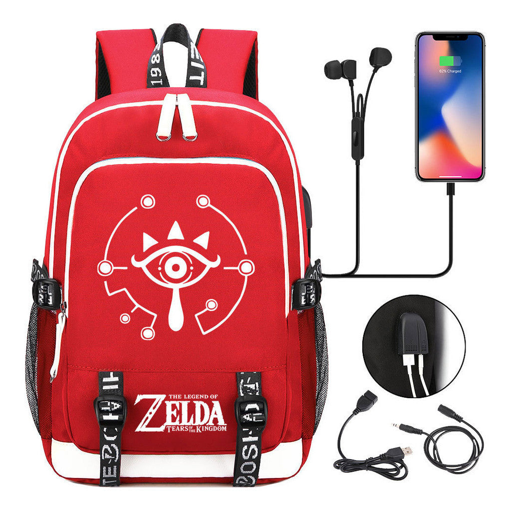 Usb Student Backpack For Men And Women's Leisure Sports Backpack