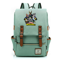 Anime My Heroes Academy Printed Student School Bag For Men And Women Leisure Belt Buckle Classic Backpack