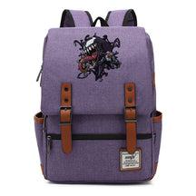 Printed Student Backpack With Casual Belt Buckle, Classic Backpack