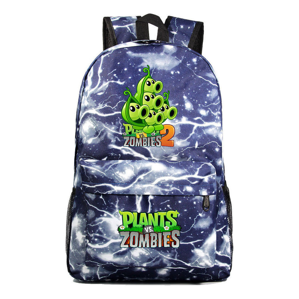 Game Plants Youth Student School Bag Men's And Women's Leisure Backpack