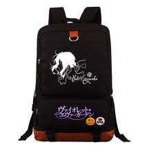 Violet Eternal Garden Printed Youth Student School Bag Large Capacity Travel Bag Men's And Women's Backpack