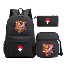 Naruto Starry Sky Youth School Bag Three Piece Set For Boys And Girls Backpack Set