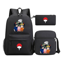 Naruto Starry Sky Youth School Bag Three Piece Set For Boys And Girls Backpack Set