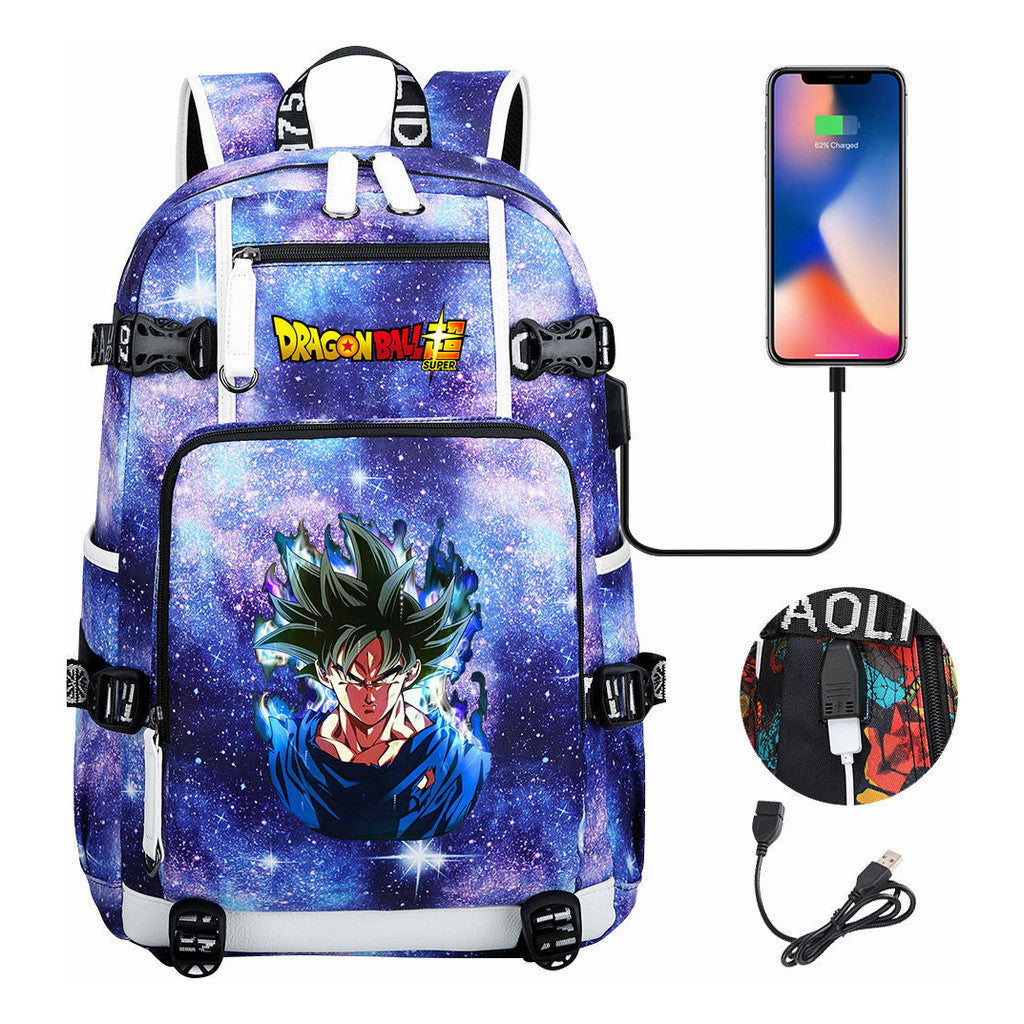 Sun Wukong Usb Large Capacity Youth Student Backpack For Leisure Travel Backpack