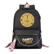 Cartoon Strange Town Youth Student School Bag Men's And Women's Leisure Travel Backpack