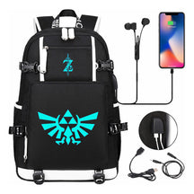Legend Of Zelda Usb Youth Student Backpack For Men And Women's Leisure Travel Backpack