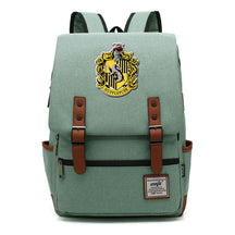 School Of Witchcraft And Wizardry Printed Youth Student School Bag Casual Belt Buckle Classic Backpack