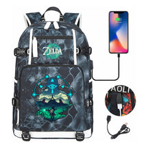 Printed Youth Student School Bag Large Capacity Leisure Travel Backpack