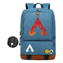 Apex Hero Print Usb Student Backpack Casual Backpack