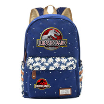 Jurassic Park Dinosaur Printed Student Backpack Leisure Backpack