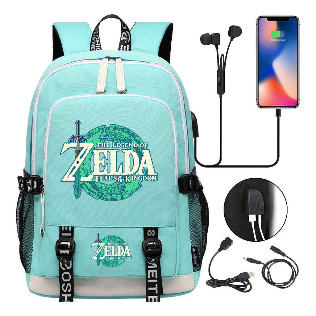 Usb Student Backpack For Men And Women's Leisure Sports Backpack
