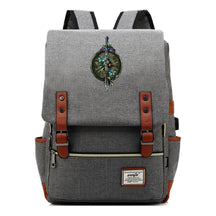 Game Tear Print Of The Kingdom Of Zelda Youth Primary And Secondary School Student Backpack Usb Men's And Women's Leisure Backpack