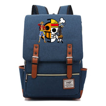 Anime Pirate King Luffy Printed Youth School Bag For Men And Women With Casual Belt Buckle Classic Backpack