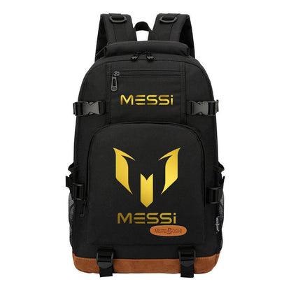 Hot Stamping Sports Football Star Printed Student Backpack For Men And Women's Backpacks