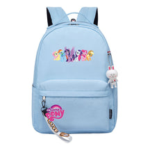 Cartoon Pony Unicorn Printed Youth Student School Bag Men's And Women's Leisure Bag Women's Backpack
