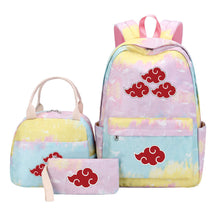 Naruto Student Girl Backpack Lunch Bag Three Piece Set Backpack Set
